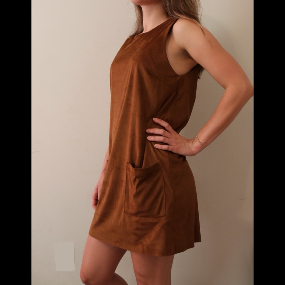 Forever 21 Faux Suede Shift dress size medium